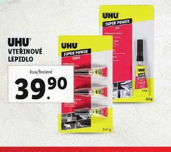 Lidl Uhu vteřinové lepidlo nabídka