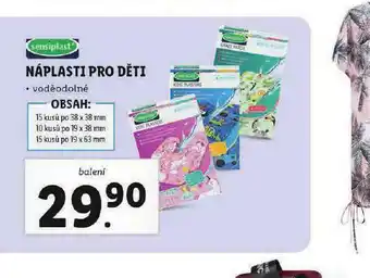 Lidl Náplasti pro děti nabídka