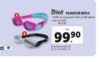 Lidl Plavecké brýle nabídka