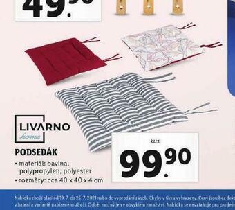 Lidl Podsedák nabídka