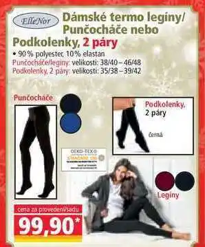 Norma Dámské termo legíny/ punčocháče nebo podkolenky, 2 páry nabídka