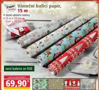 Norma Vánočni balici papir 15m nabídka