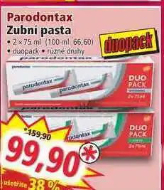 Parodontax zubní pasta • 2x75 ml