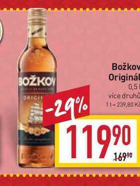 Billa Božkov originál 0,5l nabídka