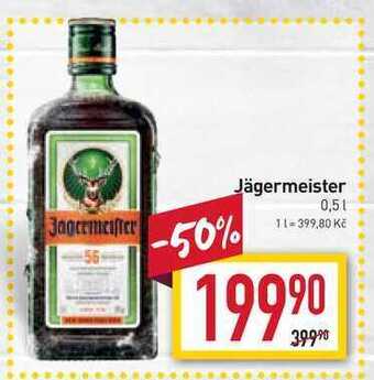 Billa Jägermeister 0,5l nabídka