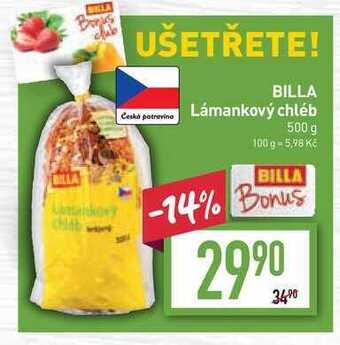Billa lámankový chléb 500 g