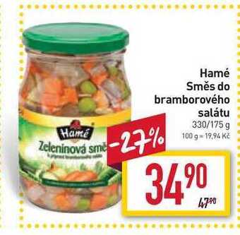 Billa Hamé směs do bramborového salátu 330/175 g nabídka