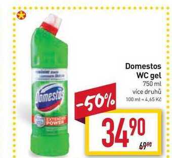 Billa Domestos wc gel 750 ml nabídka