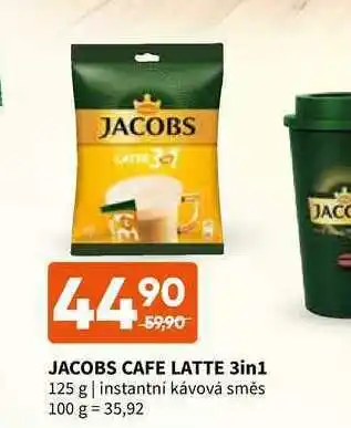 Terno Jacobs cafe latte 3in1 125 g nabídka