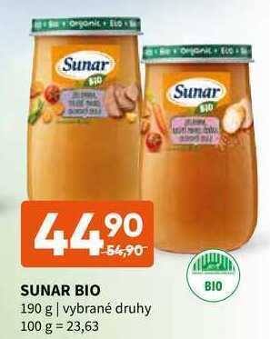 Sunar bio 190 g