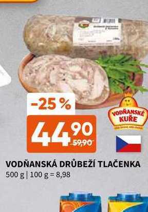 Terno Vodňanská drůbeží tlačenka 500 g nabídka