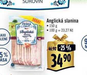 Albert Anglická slanina 150 g nabídka