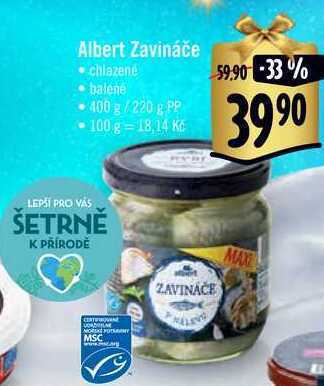 Albert Albert zavináče 400 g nabídka