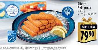Albert Albert rybí prsty 450 g nabídka