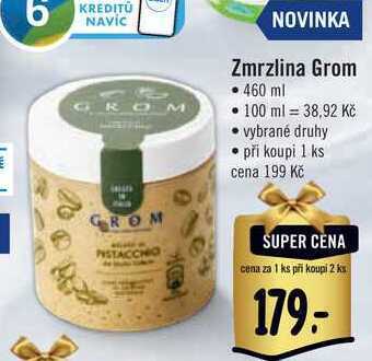Albert Zmrzlina grom • 460 ml nabídka