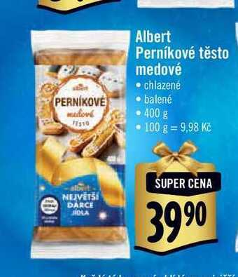 Albert Albert perníkové těsto medové • chlazené • balené • 400 g nabídka