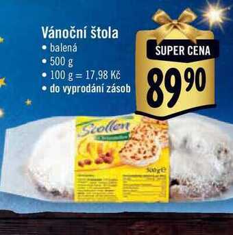 Albert Vánoční štola • balená • 500 g nabídka