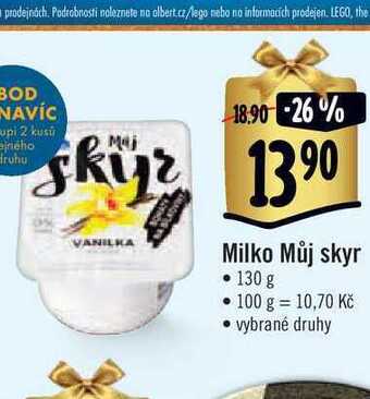 Albert Milko můj skyr • 130 g nabídka