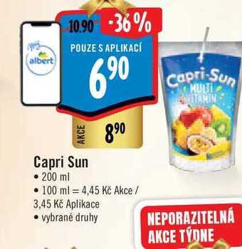 Albert Capri sun • 200 ml nabídka