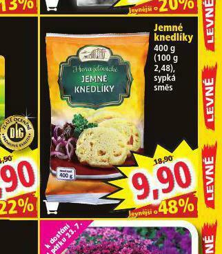 Norma Jemné knedlíky nabídka