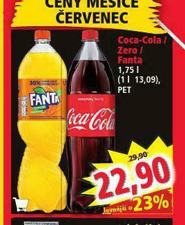 Norma Coca cola 1,75l nabídka