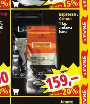 Norma Espresso / crema zrnková káva nabídka
