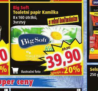 Norma Big soft toaletní papír nabídka