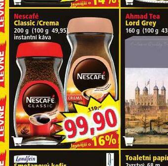 Norma Nescafé classic / crema nabídka