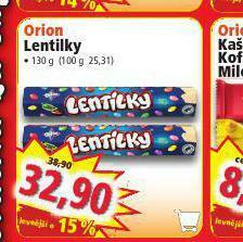 Norma Orion lentilky nabídka