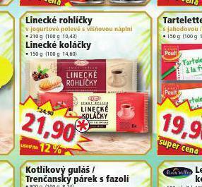 Norma Linecké koláčky nabídka