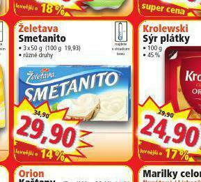 Norma Želetava smetanito nabídka