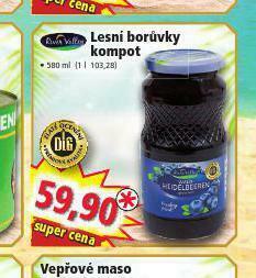 Lesní borůvky kompot