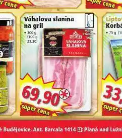 Norma Váhalová slanina na gril nabídka