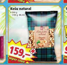 Norma Kešu natural nabídka