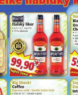 Norma Aperitivo italský likér nabídka