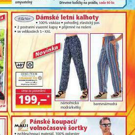 Norma Dámské letní kalhoty nabídka