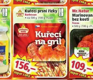 Norma Kuřecí prsní řízky barbecue nabídka