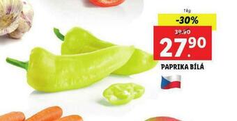 Lidl Paprika bílá nabídka