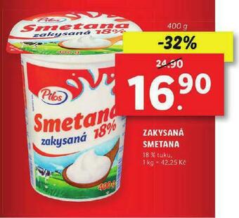 Lidl Zakysaná smetana nabídka
