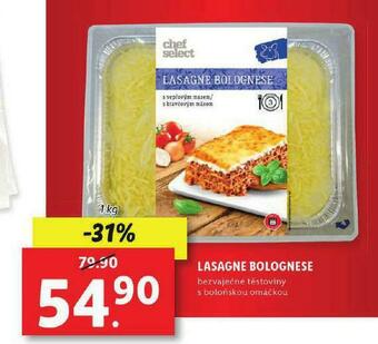 Lidl Lasagne bolognese nabídka