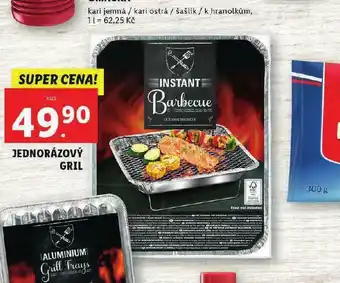 Lidl Jednorázový gril nabídka