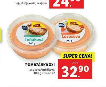 Lidl Pomazánka xxl nabídka
