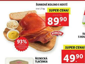Lidl Šunkové koleno s kostí nabídka