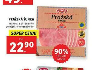 Lidl Pražská šunka nabídka