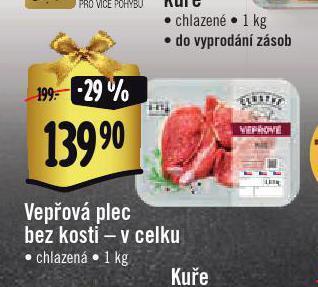 Jip Vepřová plec bez kosti nabídka