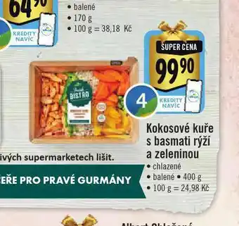 Jip Kokosové kuře s basmati rýží a zeleninou nabídka