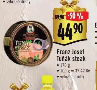 Jip Franz josef tuňák steak nabídka