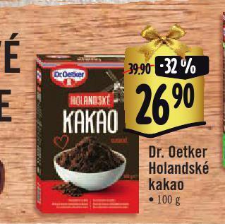 Jip Dr. oetker holandské kakao nabídka