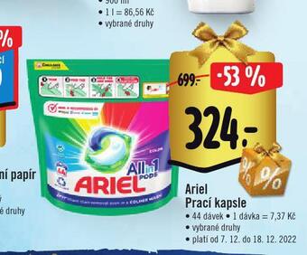 Jip Ariel prací kapsle nabídka