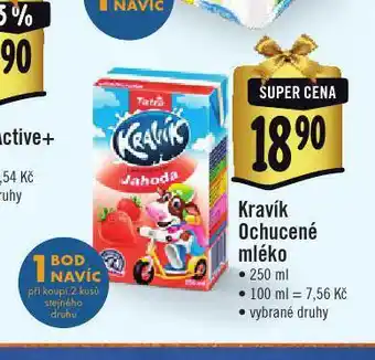Jip Kravík ochucené mléko nabídka